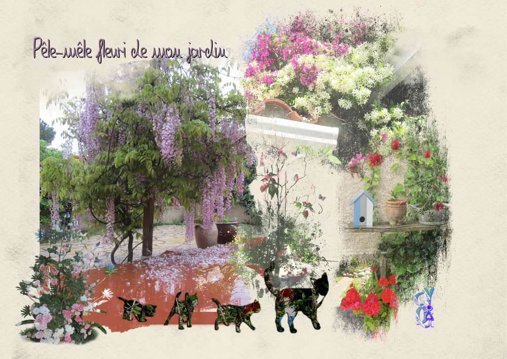 les fleurs de mon jardin | Forum Le monde du Scrap