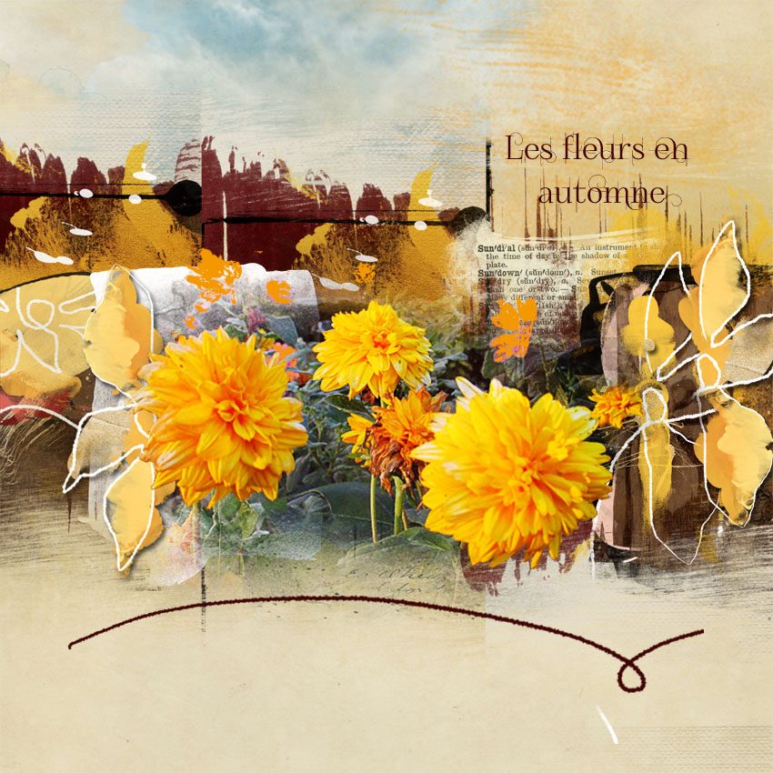 Les fleurs en automne