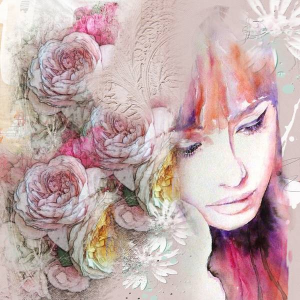 Les fleurs et la femme ...