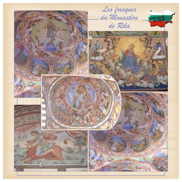 Les fresques du Monastères de Rila