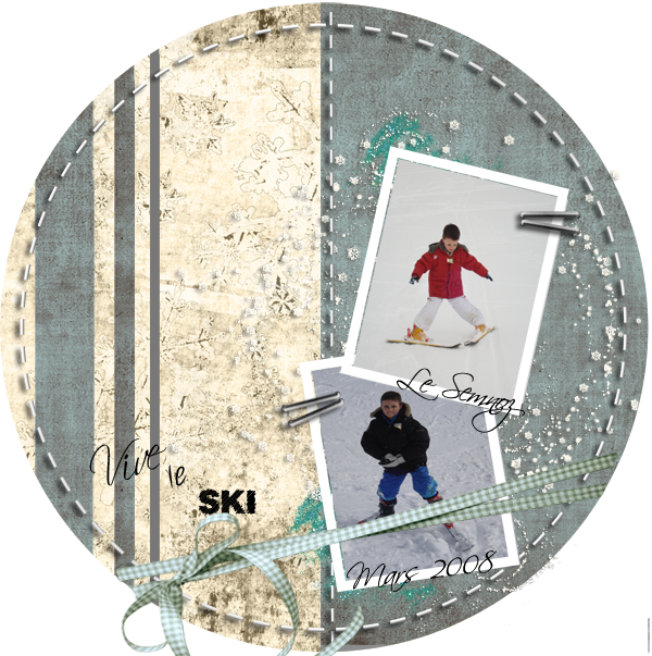 les garcons au ski