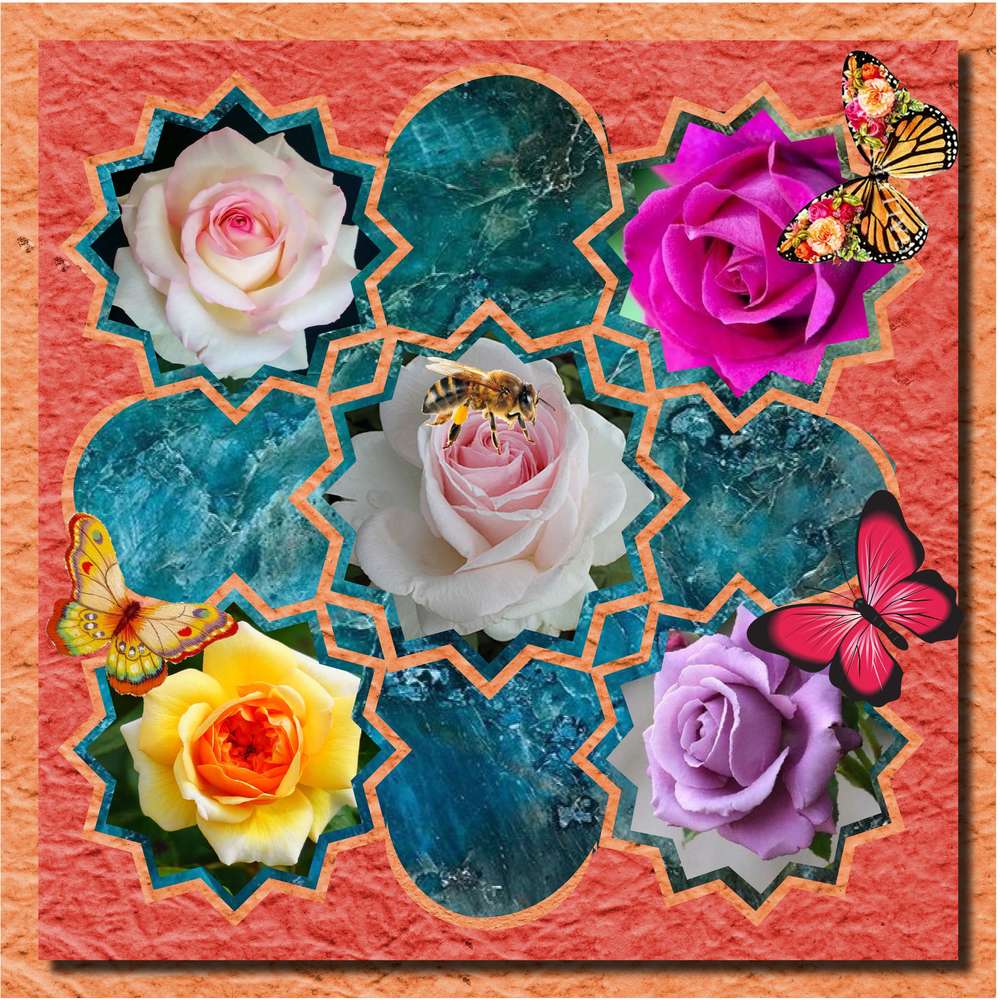 les insectes et les roses