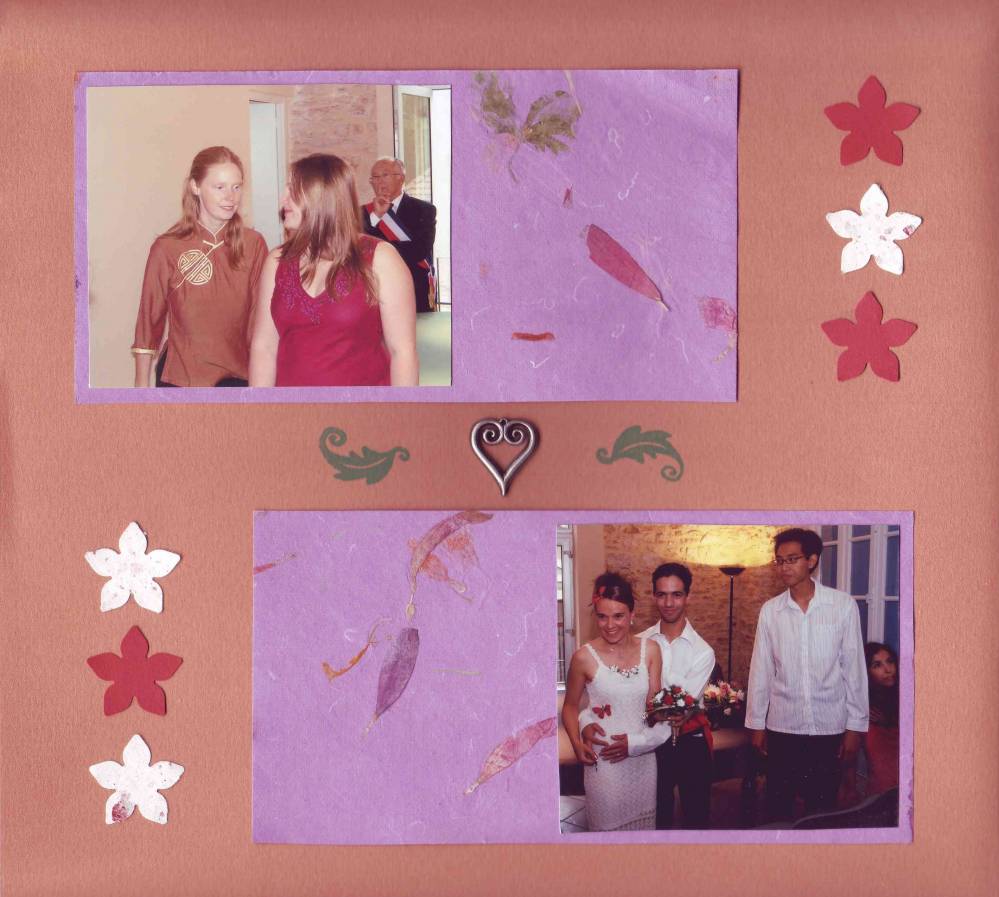 les mariés et les témoins