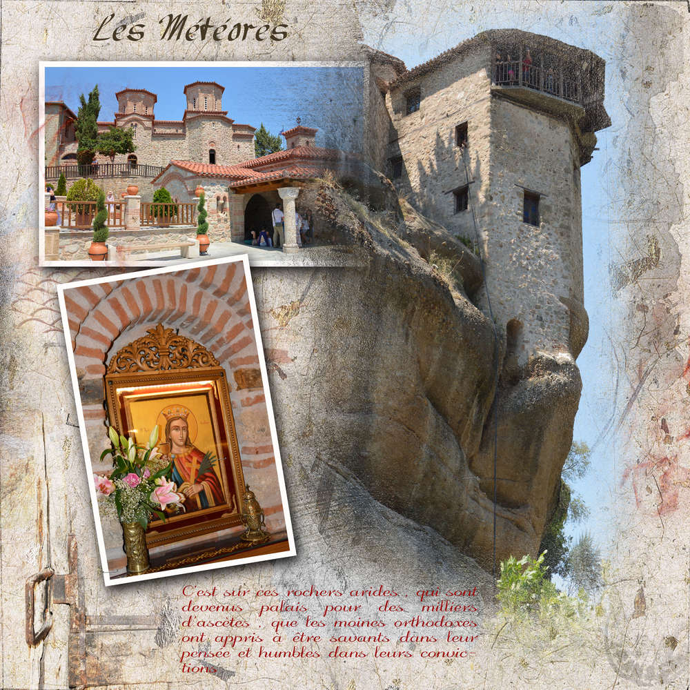 Les Météores en Grèce, août 2017.