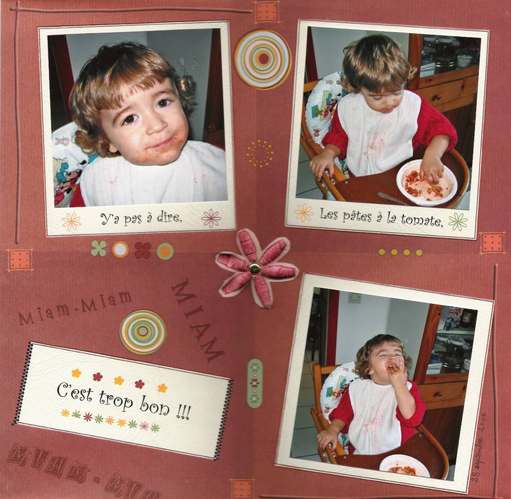 Les pates à la tomate