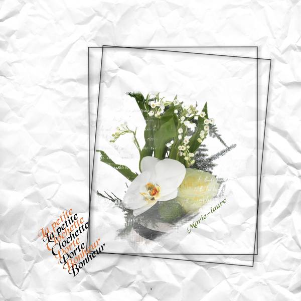 Les petites  clochettes porte bonheur ...