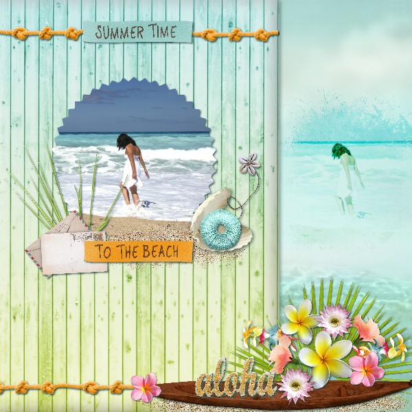 Les pieds dans l'eau