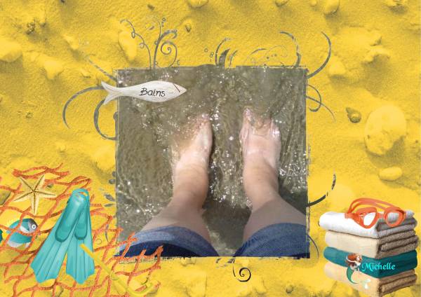 Les pieds dans l'eau!..........