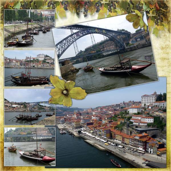 Les «Rabelos» de Porto, Portugal