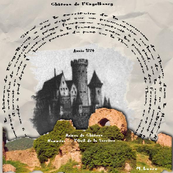 Les ruines du château de l'Engelbourg