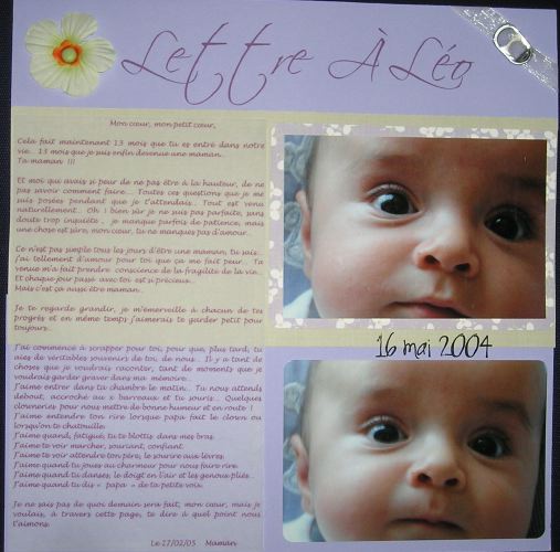 lettre à léo