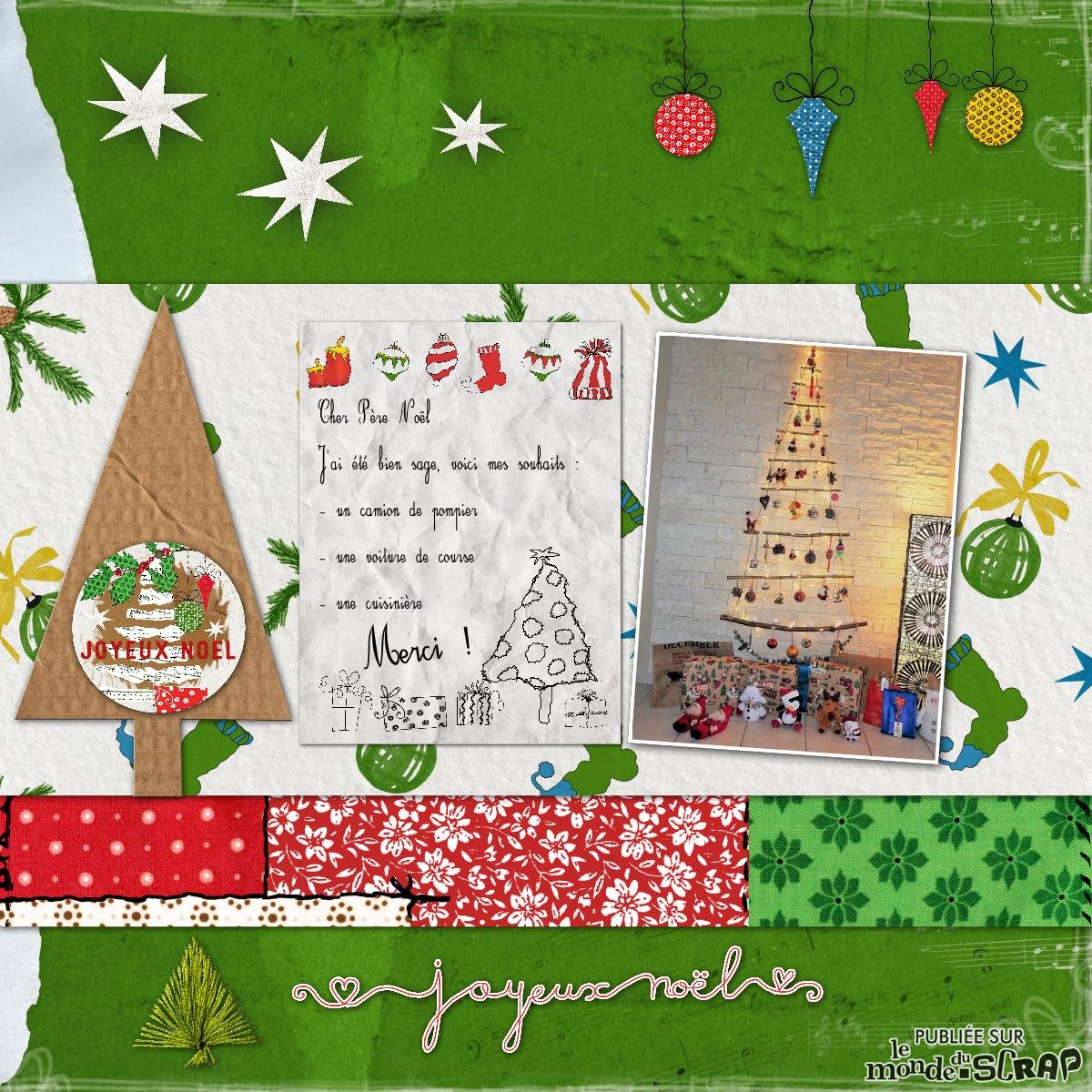 Lettre au Père Noël Forum Le monde du Scrap