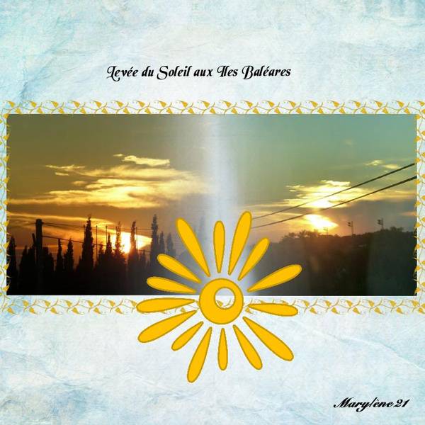 LEVÃ‰E DU SOLEIL