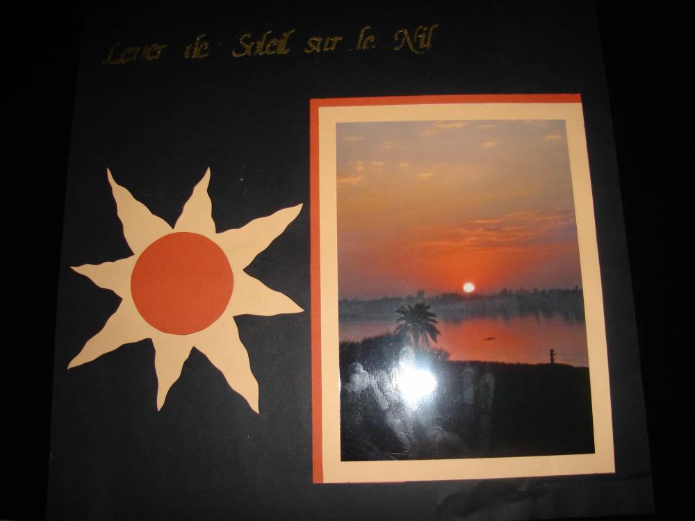 lever de soleil à Louxor