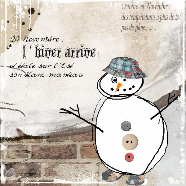 L'hiver arrive