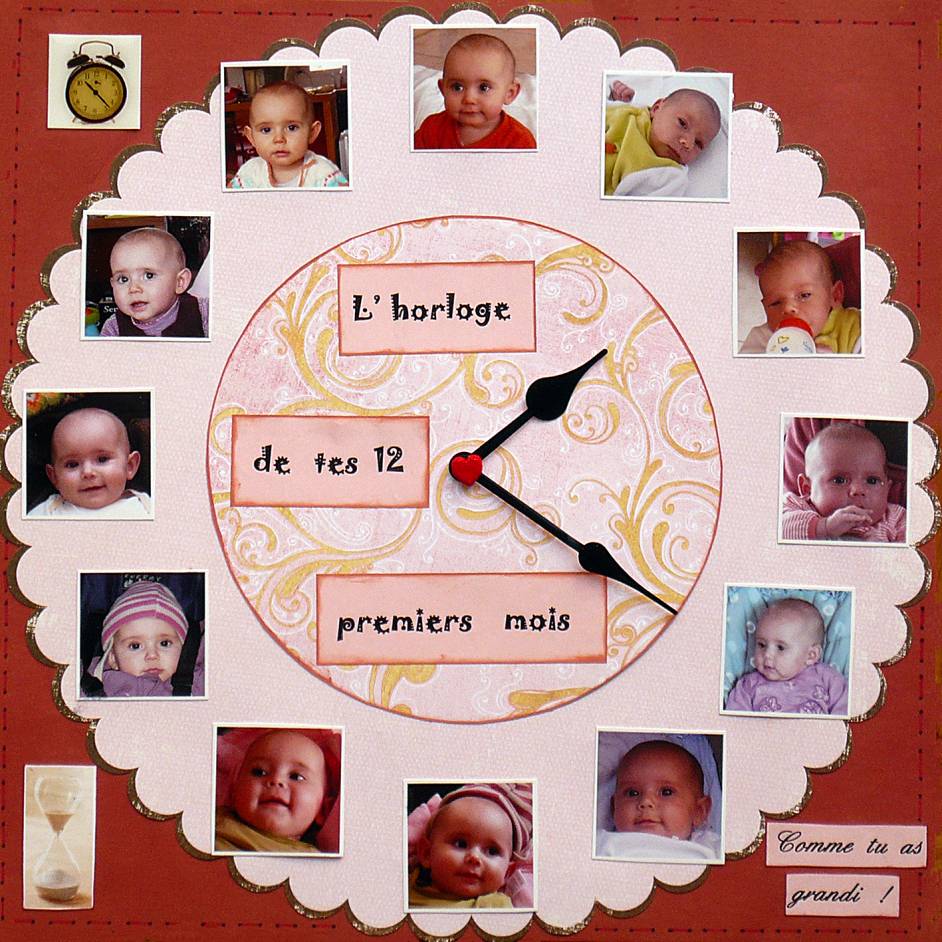 l'horloge de ta 1ère année