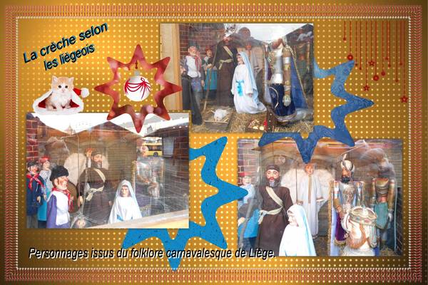Liège et la crèche du village de Noêl  2014