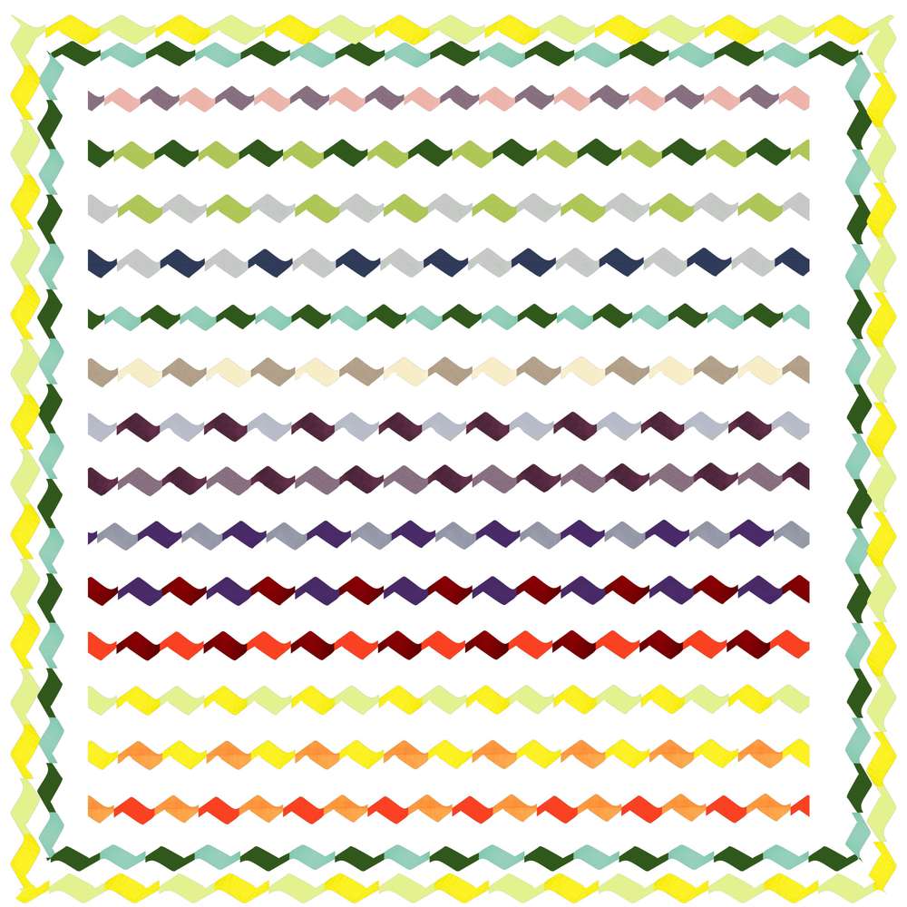 lignes et cadres bicolores