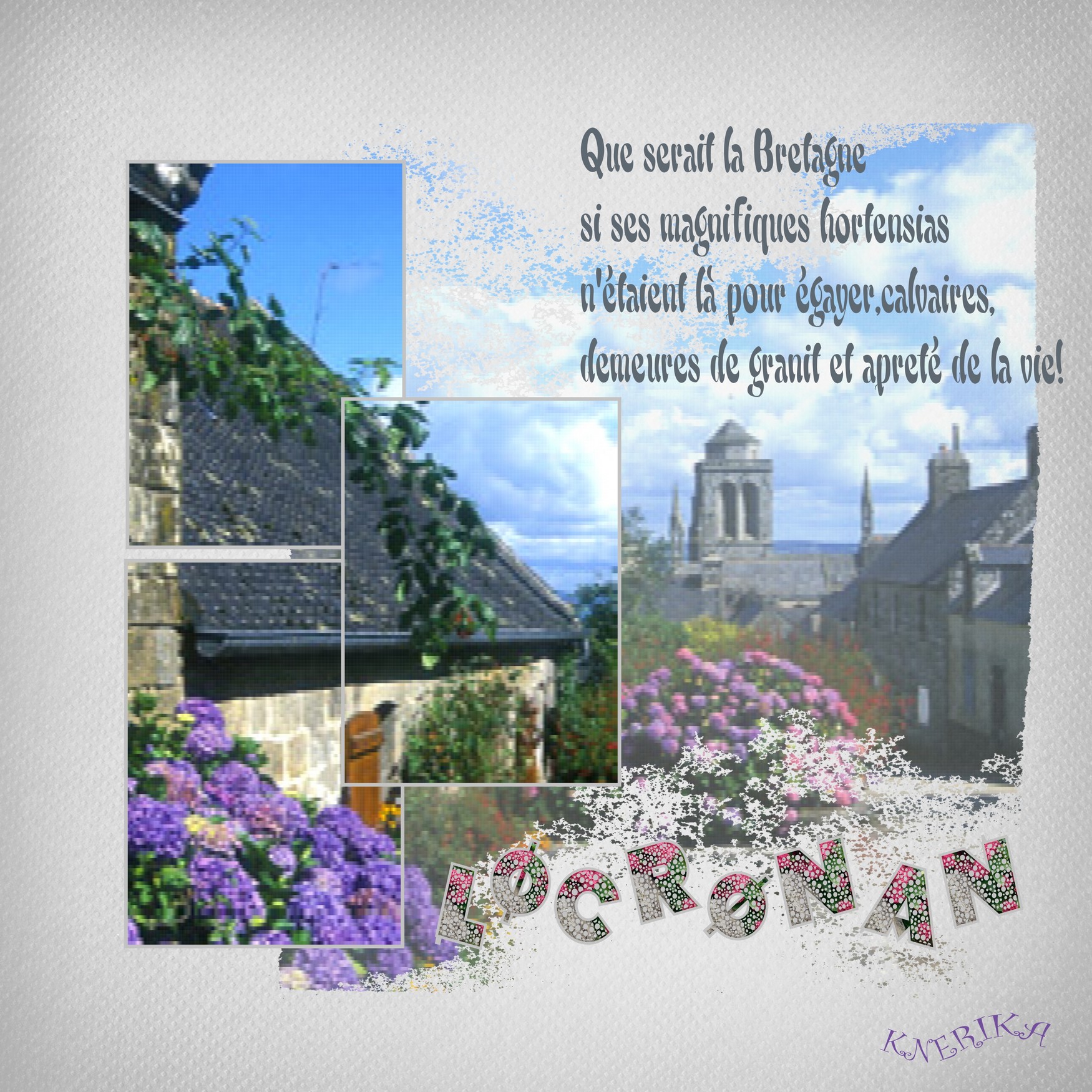 Locronan et ses hortensias, Anne Marie.jpg