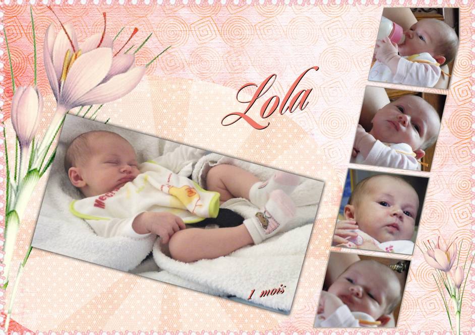 Lola 1 mois