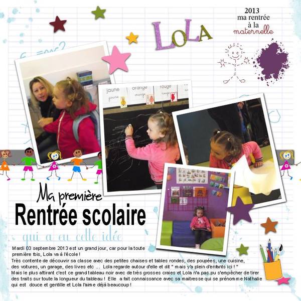 Lola à la maternelle