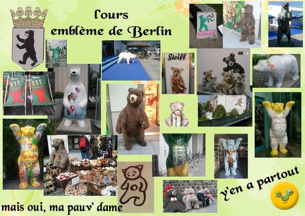 l'ours, emblème de Berlin