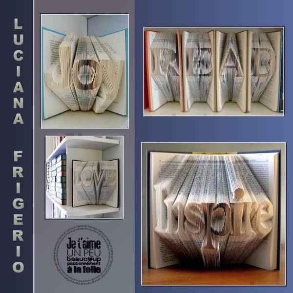 LUCIANA FRIGERIO et SES LIVRES ORIGAMIQUES