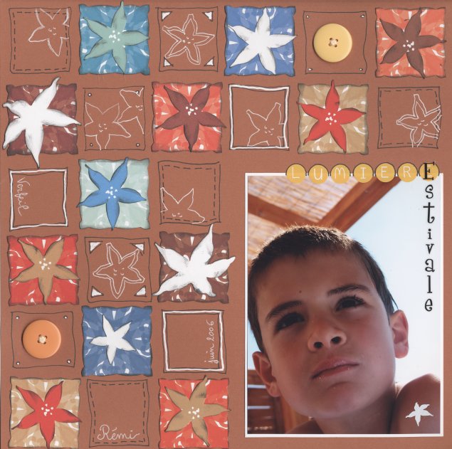 Lumière estivale ** Rouge de Garance**