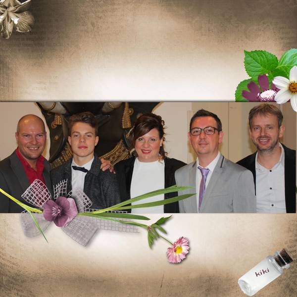 Ma Famille au Mariage de mon p'tit frère