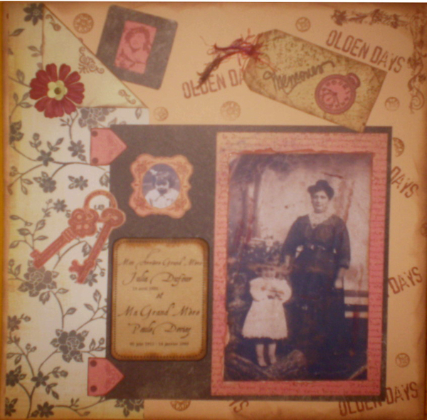 Ma Grand-mère et mon arrière Grand mère