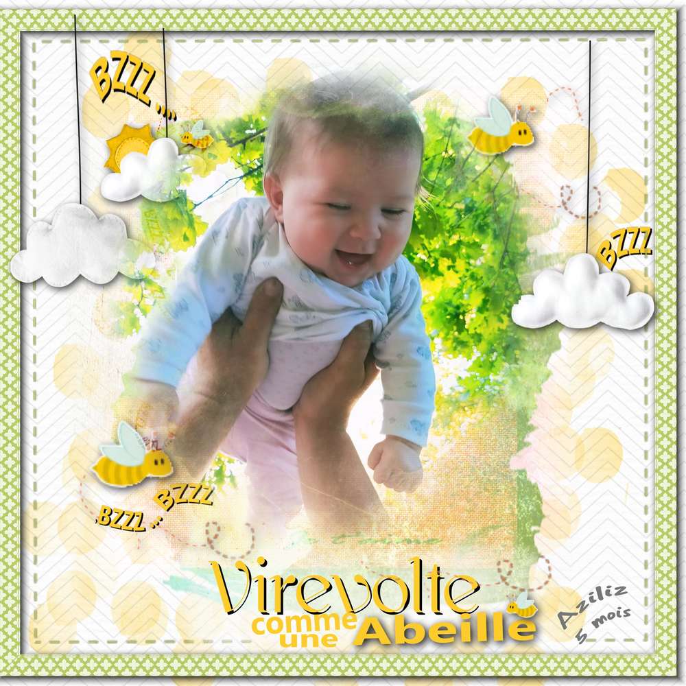 Ma petite derniere adore se prendre pour une abeille