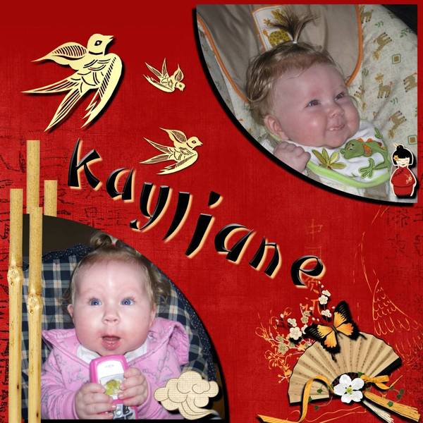 Ma petite fille Kayliane