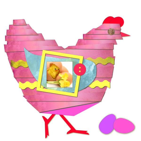 ma première poule ...