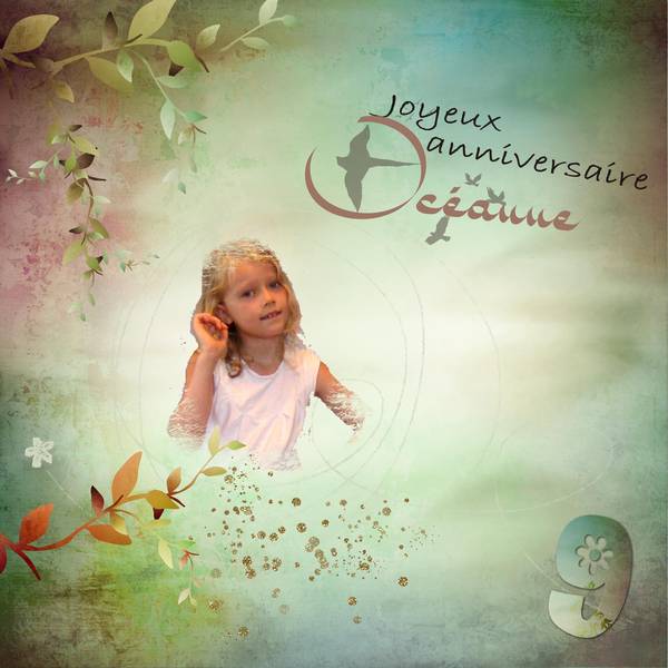 Ma princesse à 9 ans