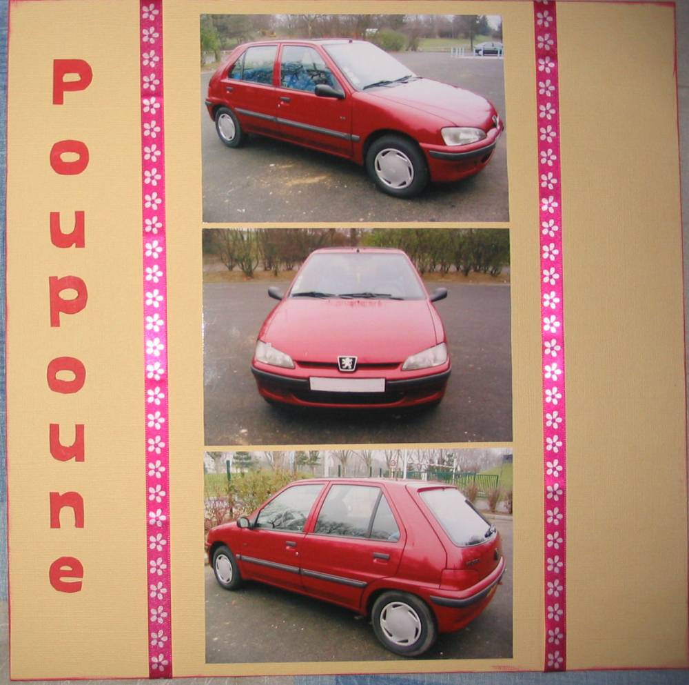 Ma voiture - page gauche