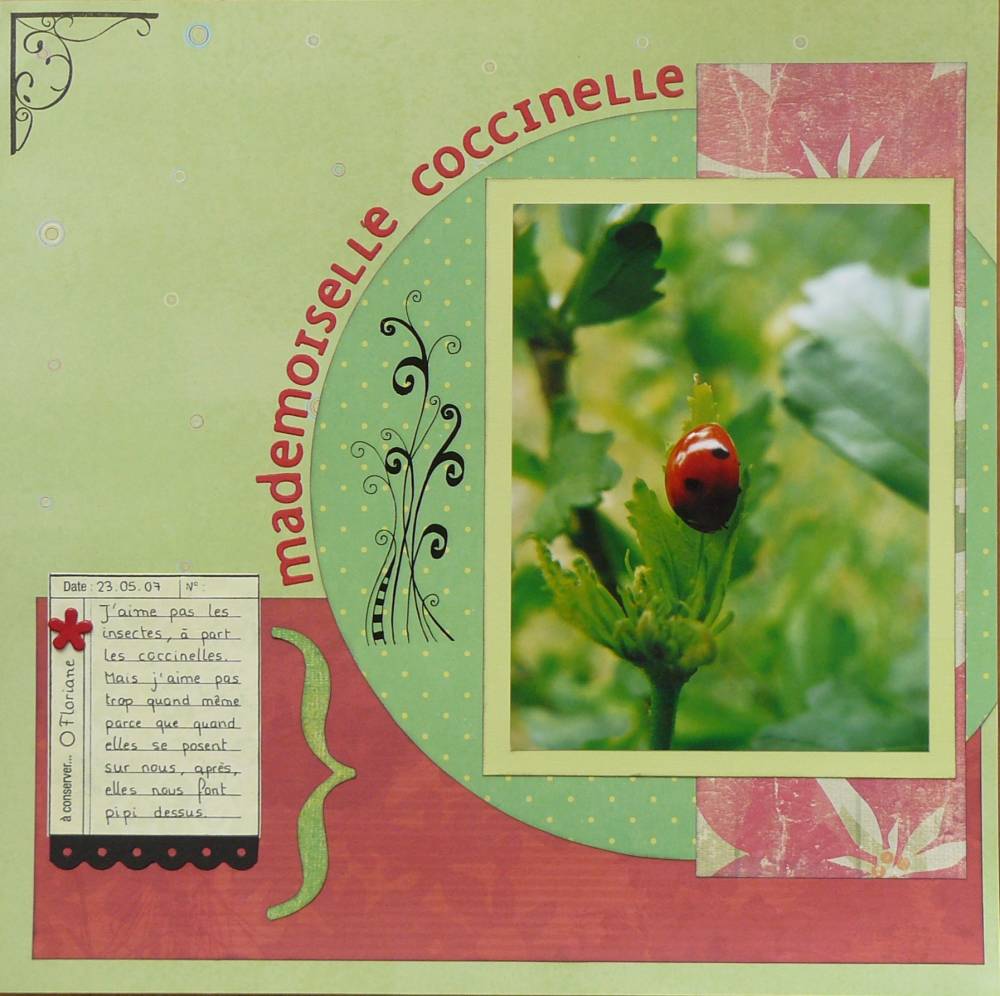 Mademoiselle coccinelle