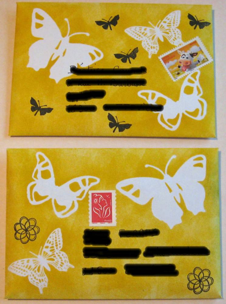 Mail Art papillons