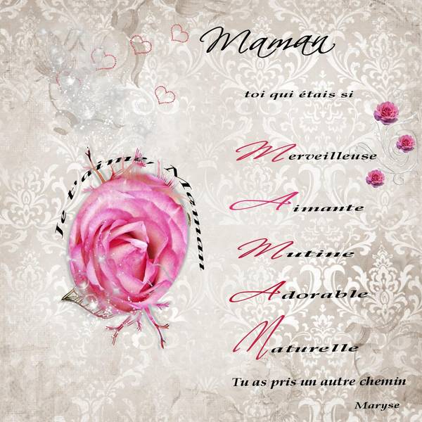 MAMAN ACROSTICHE - DÃ‰FI FLEUR DE SEL