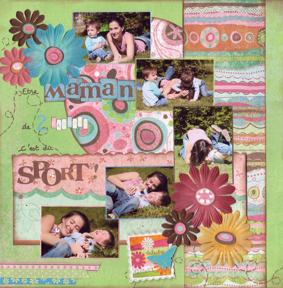 Maman de 2 garçons, c'est du sport!