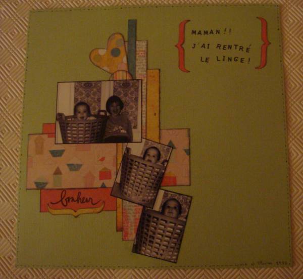 maman j'ai rentré le linge !