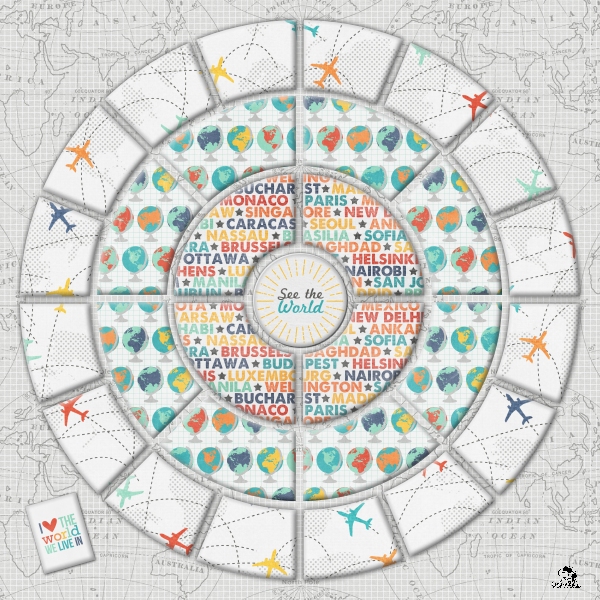 Mandala 2 - défi Pique