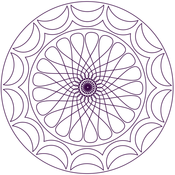 MANDALA CREE A PARTIR DU PETIT SECRET DE DENISE