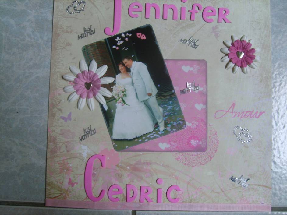 mariage de jennifer et cedric