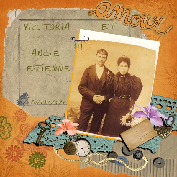 Mariage de mes arrières grands parents en 1896