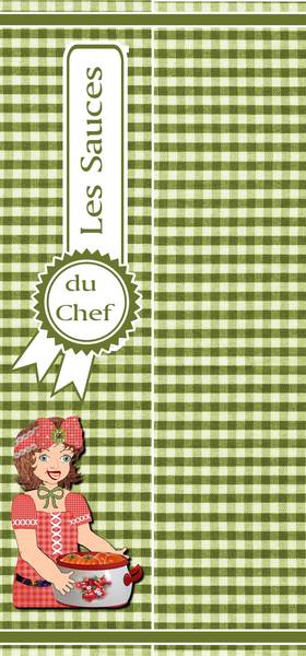 MARQUE-PAGE - LES SAUCES DU CHEF