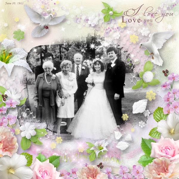 Marriage Tim &amp; Sherry 1985