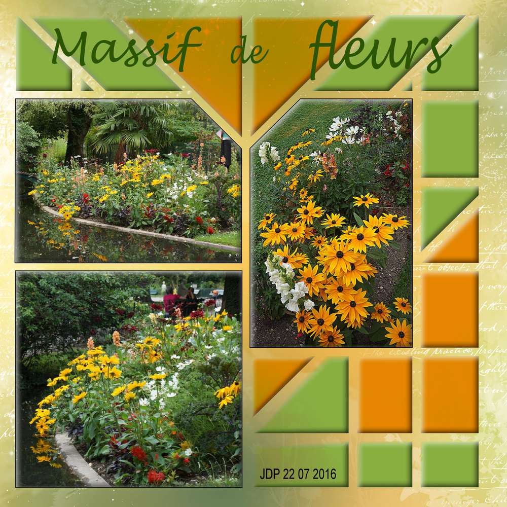 Massif de fleurs