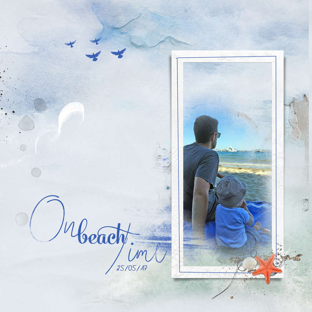 Mathilde à la plage !