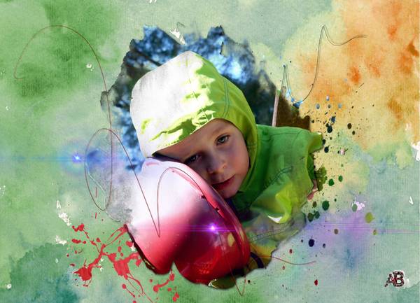 Matthias, toujours aussi espiègle !!!