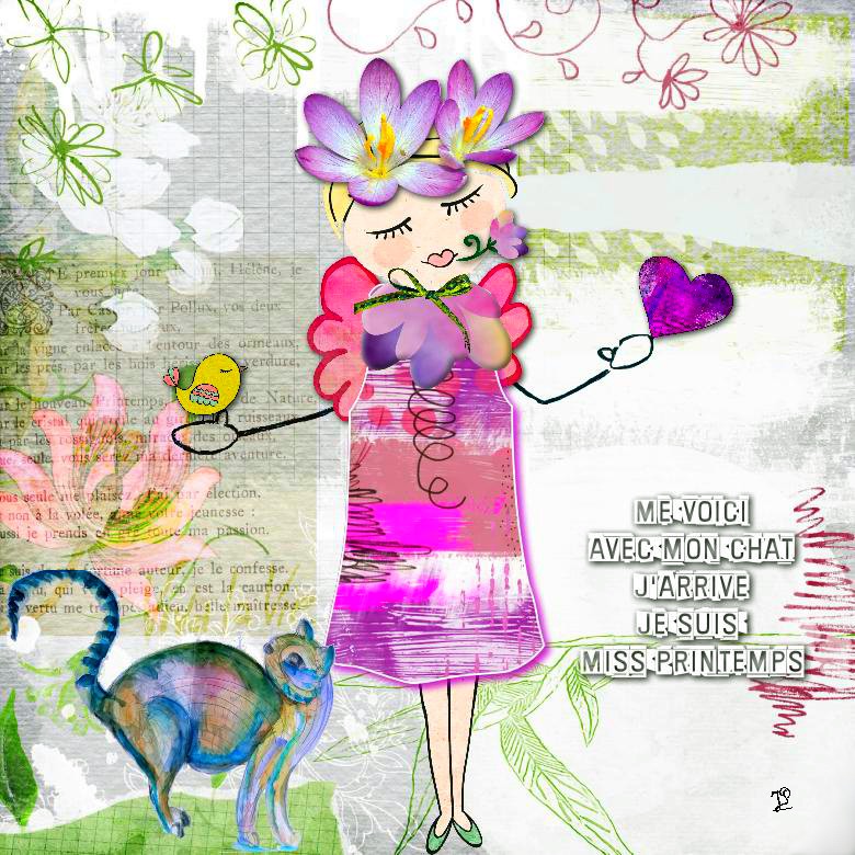 me voici avec mon chat